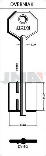 JMA TUŠČIAI RAKTAI DV-8G