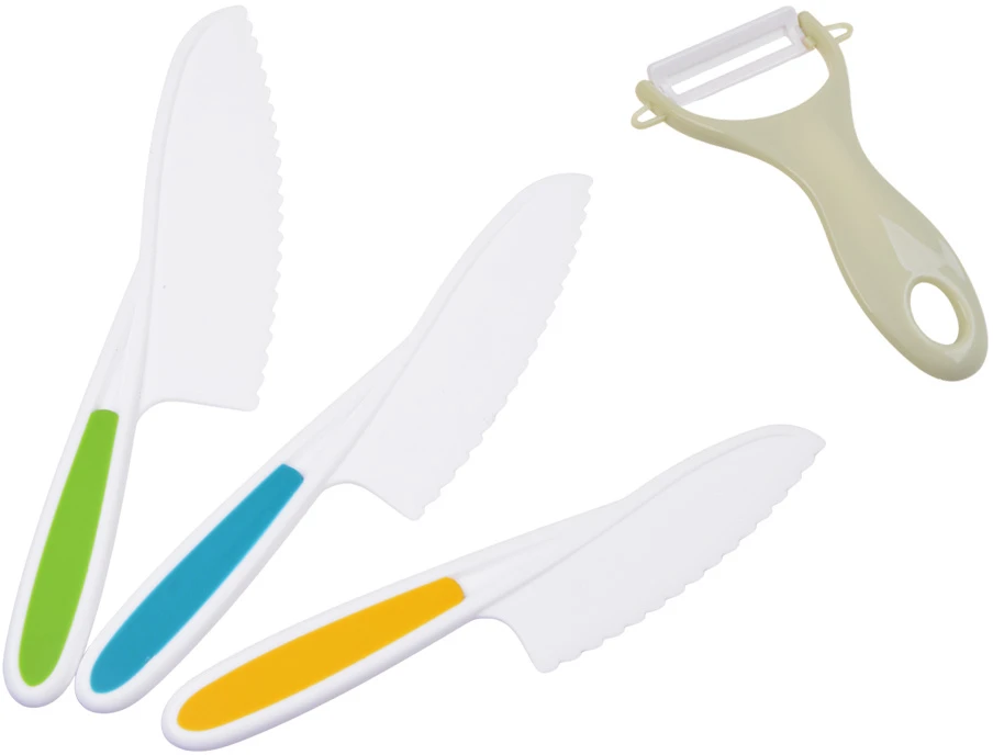 Jokomisiada 14-Piece Children’s Kitchen Set with Knives, Cutting Board and Cutters ZA6601