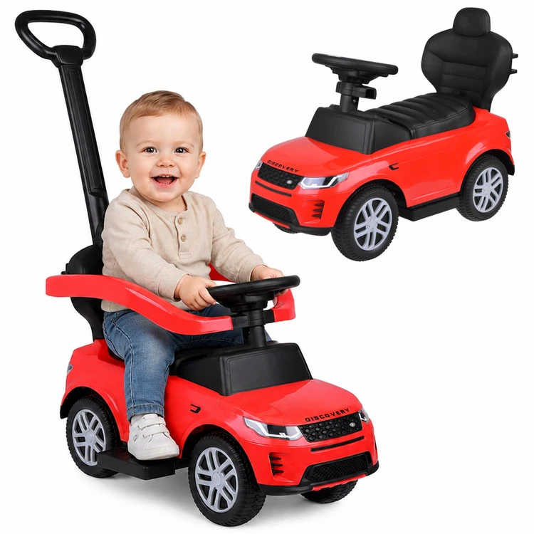 Jokomisiada 2-in-1 Range Rover Ride-On for Children with Sounds ZA6171