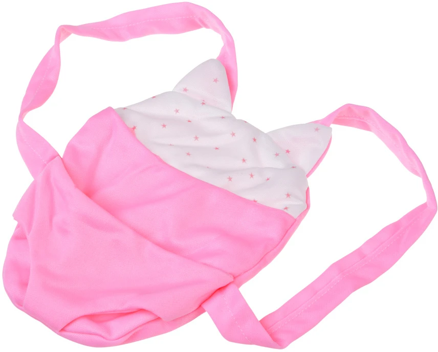Jokomisiada 20 cm Baby Doll in a Carrier with Pacifier, Bottle and Accessories ZA6332