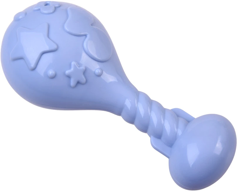 Jokomisiada 2in1 rattle and teether - large set of 8 pcs. PASTEL for toddlers ZA6627