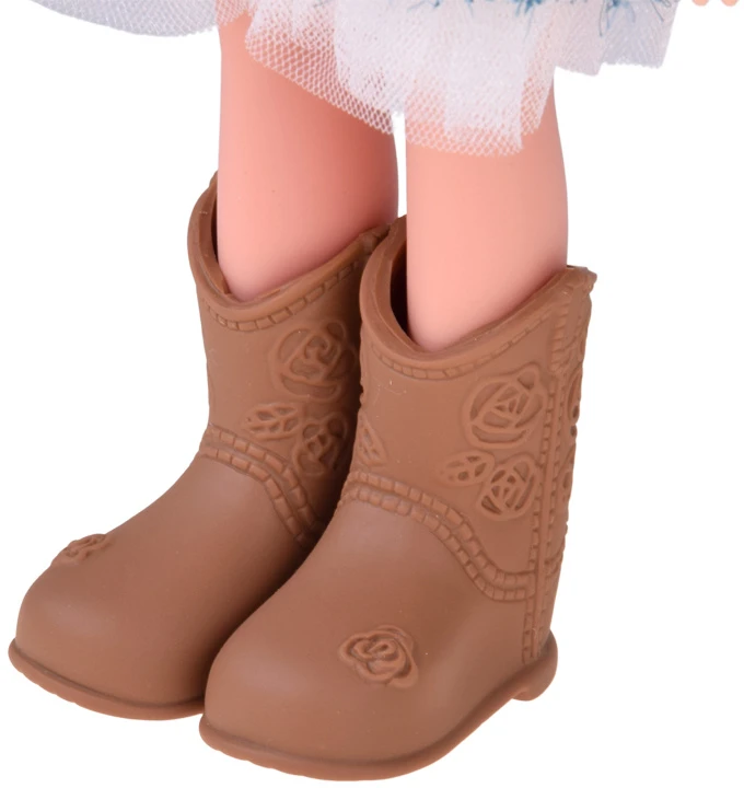 Jokomisiada 35cm AUTUMN doll with ruda hair in a coat and hat ZA6438
