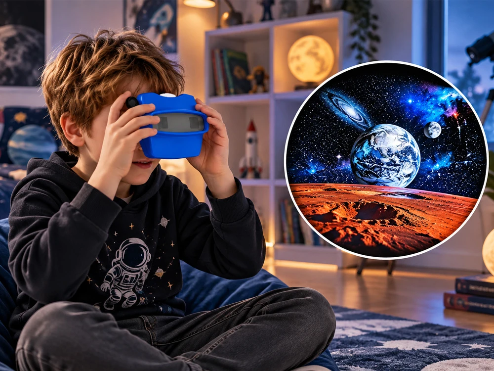 Jokomisiada 3D glasses KOSMOS stereoscope - 14 amazing cosmic images ZA6453