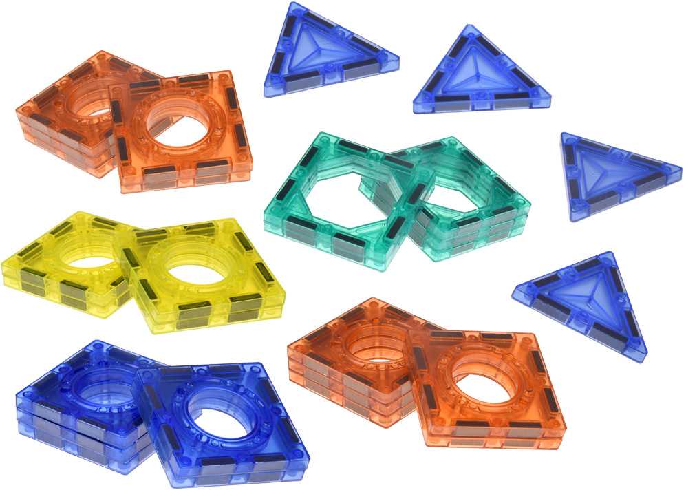 Jokomisiada 3D GLOWING magnetic blocks - Build a ball track KULODROM 116 pieces ZA5894