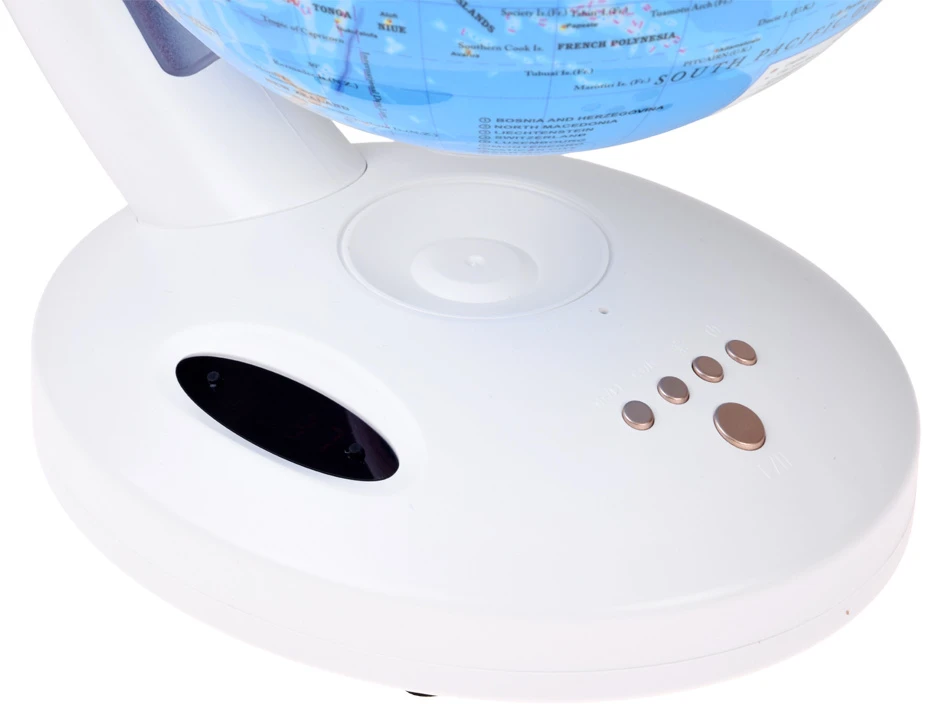 Jokomisiada 4-in-1 levitating globe, 360° rotation - LED lamp, BT speaker, clock ZA6313