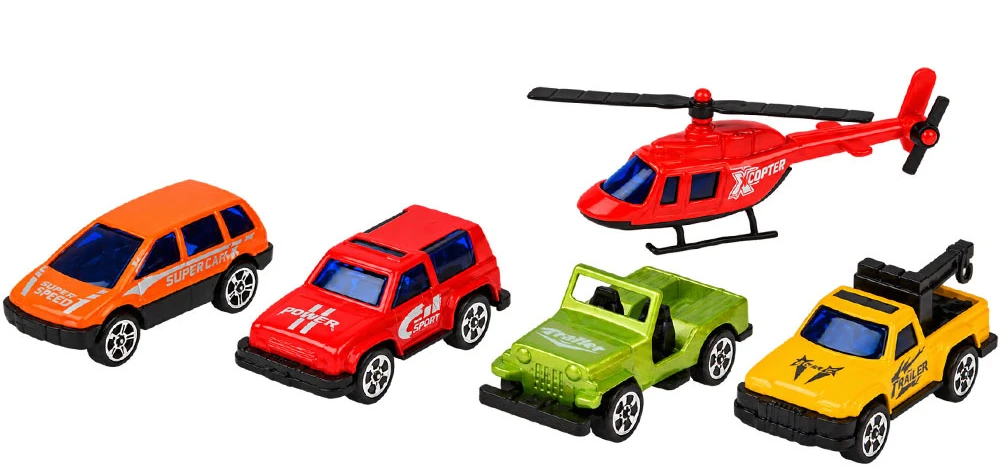 Jokomisiada 4-Level Parking Garage Lift Car Wash Toy Cars Helicopter Ramps ZA6198