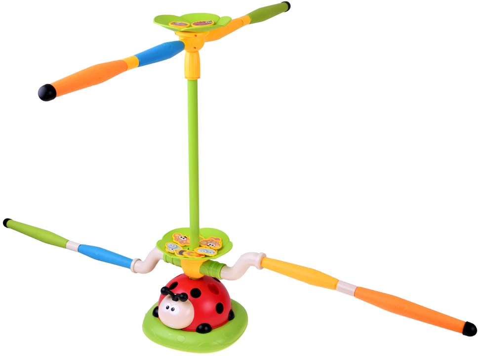 Jokomisiada 5-in-1 Ladybug Sports Set – Jump Rope, Rockets, Rings, Remote Control SP0885