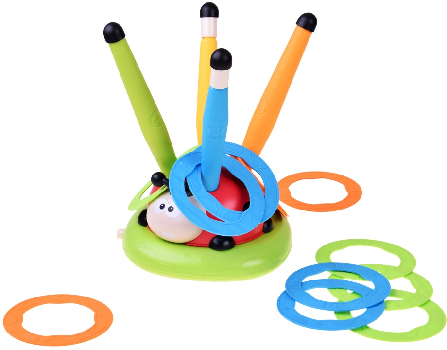 Jokomisiada 5-in-1 Ladybug Sports Set – Jump Rope, Rockets, Rings, Remote Control SP0885