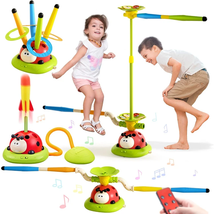 Jokomisiada 5-in-1 Ladybug Sports Set – Jump Rope, Rockets, Rings, Remote Control SP0885