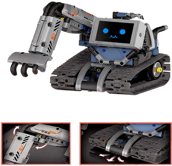 Jokomisiada 5-in-1 Remote Controlled Building Blocks - Build ROBOTS and Bring Them to Life! RC0742