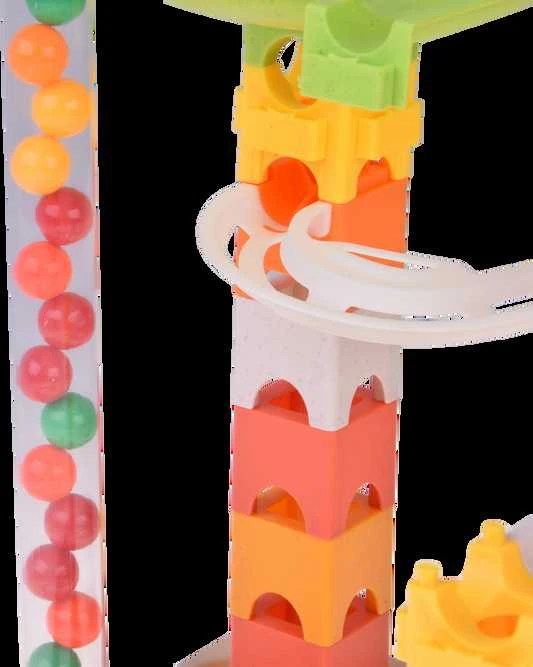 Jokomisiada 63-piece marble run, marble run, marble slide ZA5980