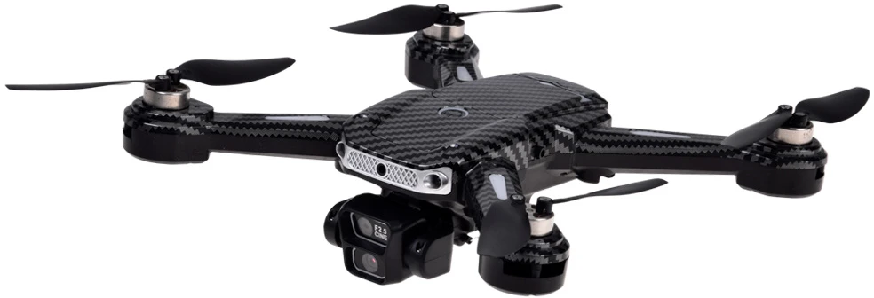 Jokomisiada A19P RC Drone HD Kamera Remote Control with Screen Obstacle Avoidance Case RC0774
