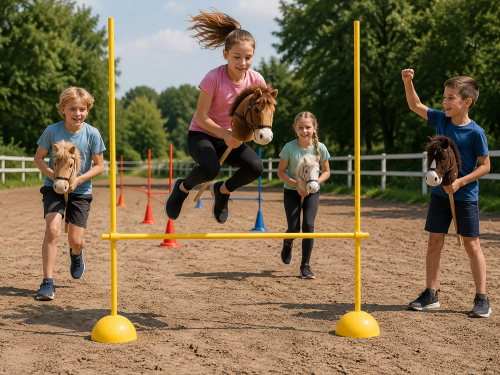 Jokomisiada Reguliuojama kliūtis šuoliams 150 cm – Hobby Horse kliūtis SP0861