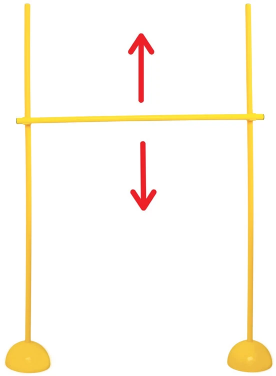 Jokomisiada Reguliuojama kliūtis šuoliams 150 cm – Hobby Horse kliūtis SP0861