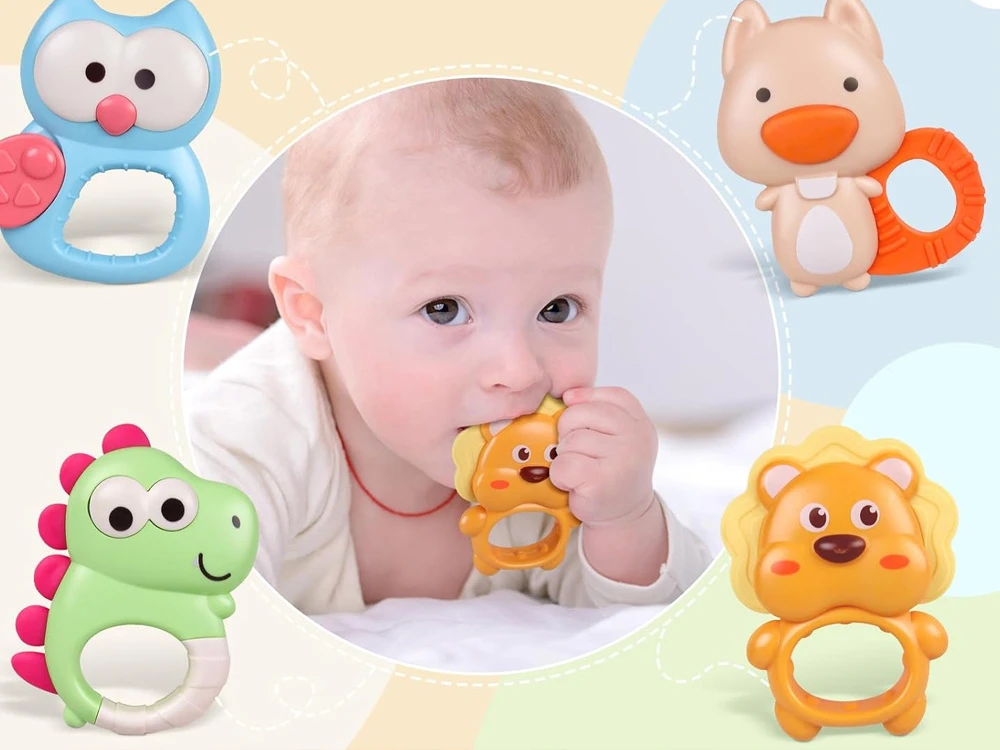 Jokomisiada Animal Cot Mobile with Projektorius, Music Box and Remote Control ZA6272