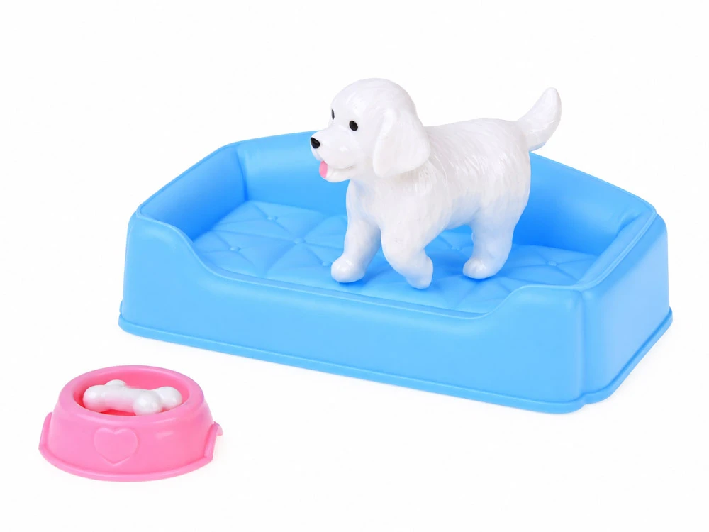 Jokomisiada Anlily Animal Doll Set - Dog, Cat, Rabbit and Accessories ZA6229