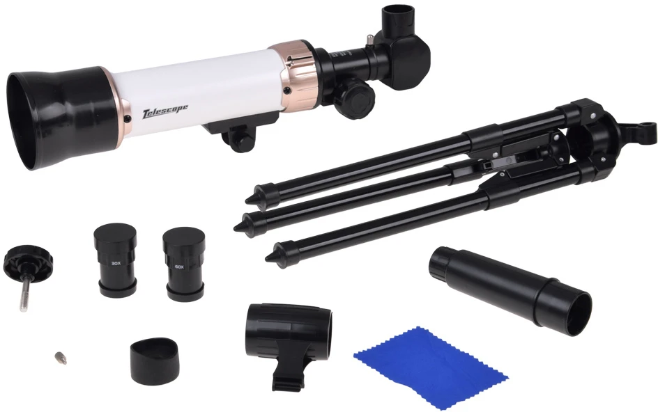 Jokomisiada Astronomical Telescope 30x 60x with Tripod and Finder Scope ES0032