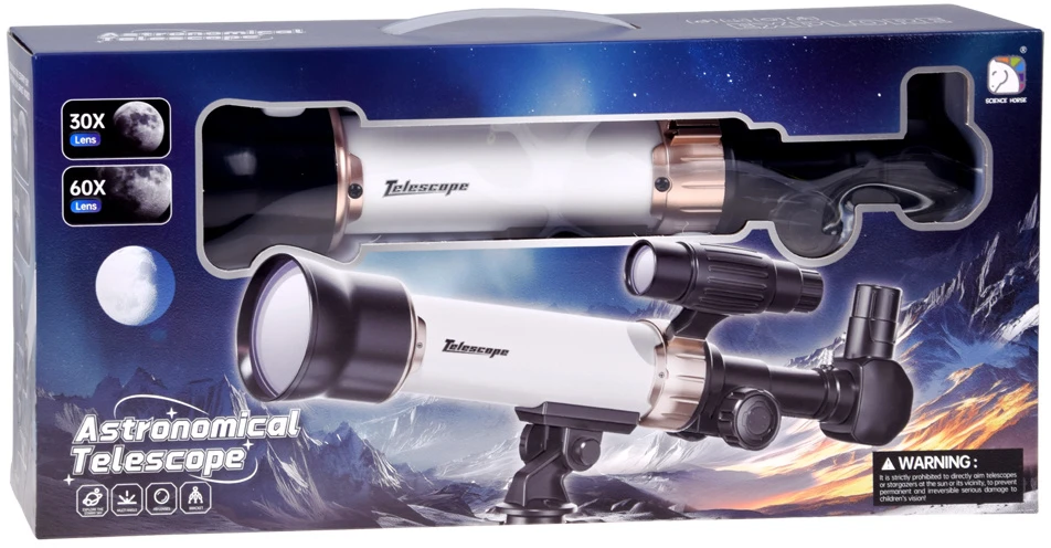 Jokomisiada Astronomical Telescope 30x 60x with Tripod and Finder Scope ES0032