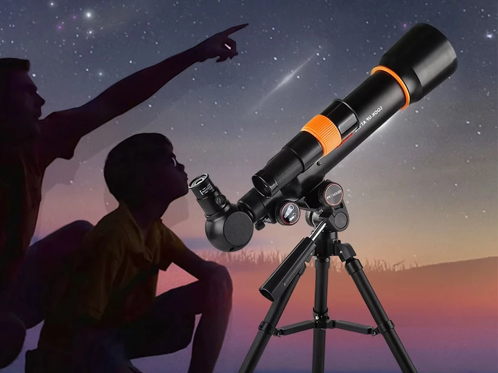 Jokomisiada Astronomical telescope for children + metal tripod 18x 60x LUNETA ZA6300