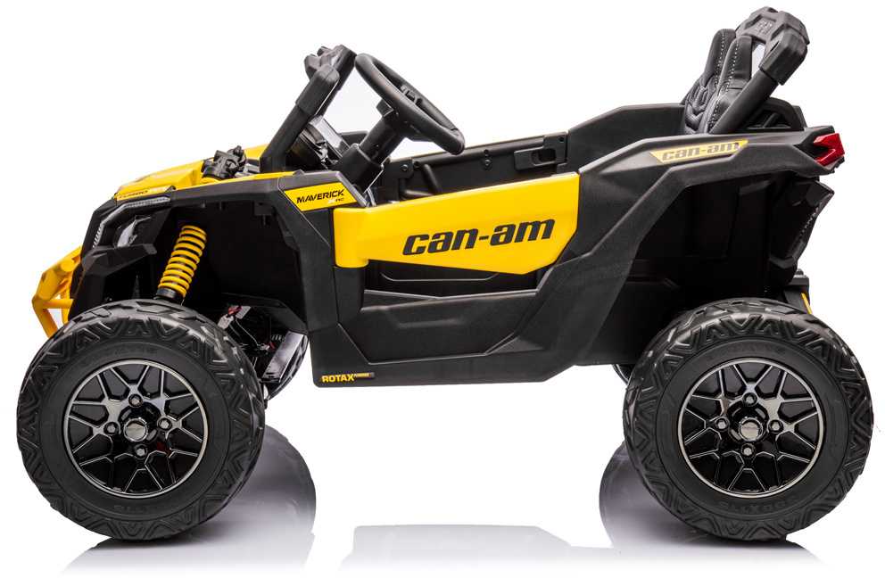 Akumuliatorinis keturratis vaikams Jokomisiada Buggy 4x4, 800W, PA0299 ZO | spalva: geltona/juoda