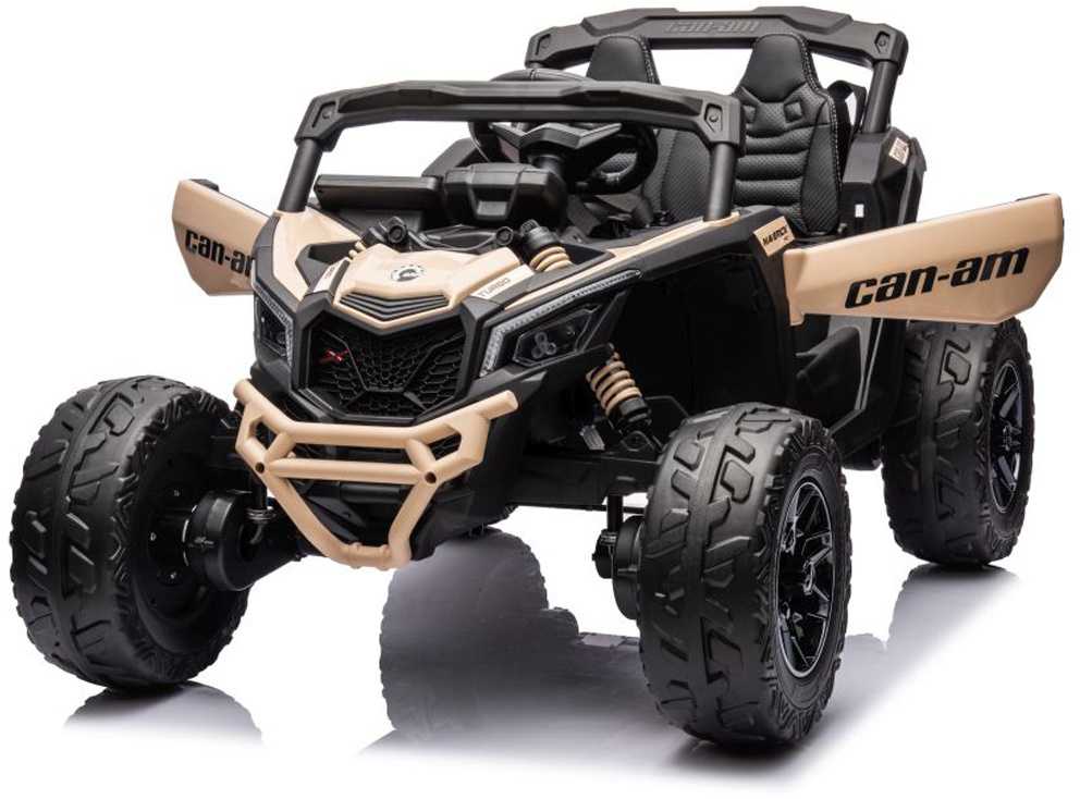 Akumuliatorinis keturratis vaikams Jokomisiada Buggy 4x4, 800W, PA0299 BE | spalva: smėlio/juoda aprašymas - Prekės nuotrauka