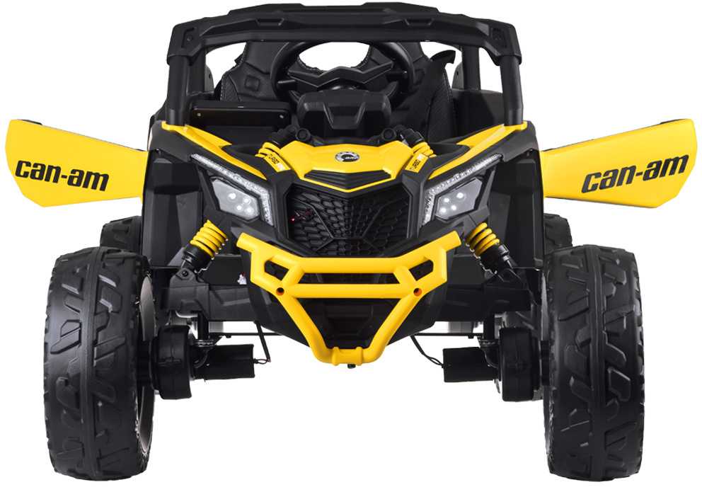 Akumuliatorinis keturratis vaikams Jokomisiada Buggy 4x4, 800W, PA0299 ZO | spalva: geltona/juoda