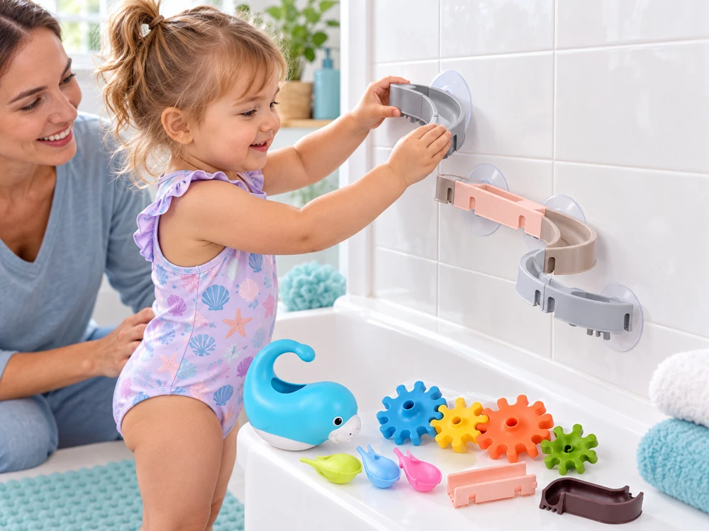 Jokomisiada Baby Bath Vanduo Track Seal Slide Suction Cups 30 Pieces ZA6344