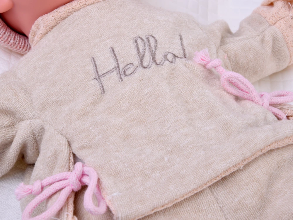 Jokomisiada BABY DOLL 48 cm Interactive Cries Babbles Scented + Blanket ZA6577