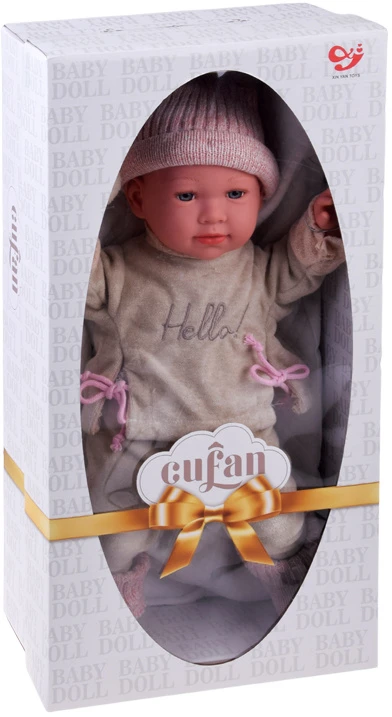 Jokomisiada BABY DOLL 48 cm Interactive Cries Babbles Scented + Blanket ZA6577
