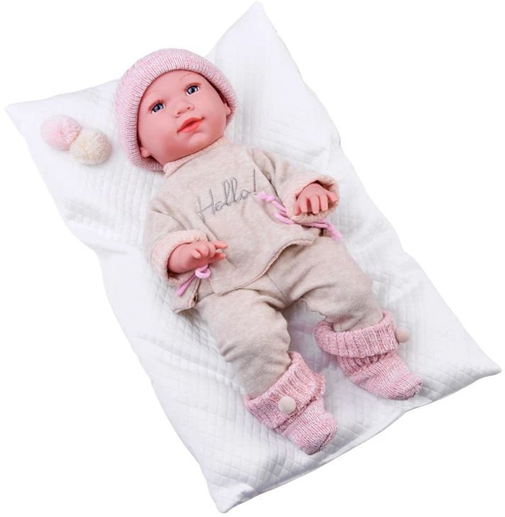 Jokomisiada BABY DOLL 48 cm Interactive Cries Babbles Scented + Blanket ZA6577