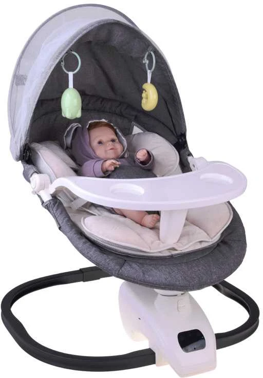 Jokomisiada Baby Rocker Bouncer Chair 3in1 with Mosquito Net and Remote Control ZA5822
