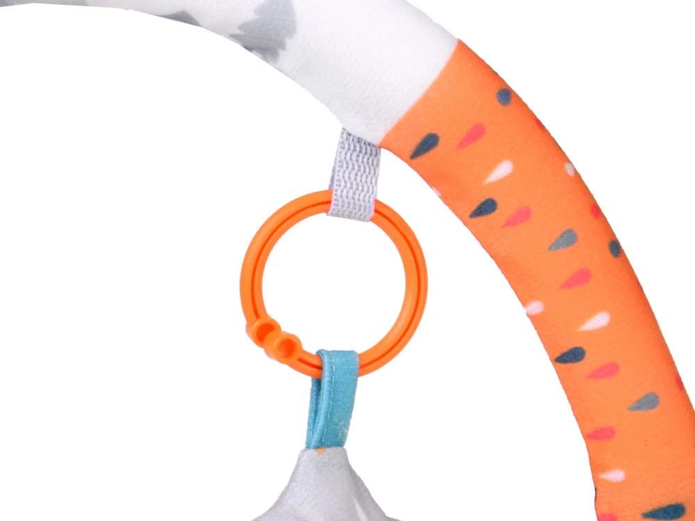 Jokomisiada Baby Toy Arch with Rattles for Strollers, Car Seats and Bouncers ZA6298