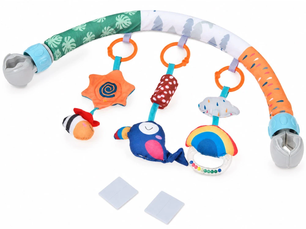 Jokomisiada Baby Toy Arch with Rattles for Strollers, Car Seats and Bouncers ZA6298