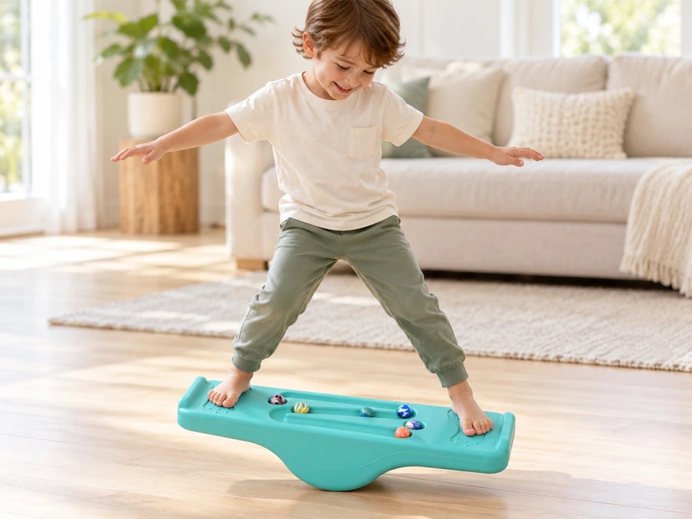 Jokomisiada Balancing board 2 in 1 LABYRINTH for children + balls SP0887