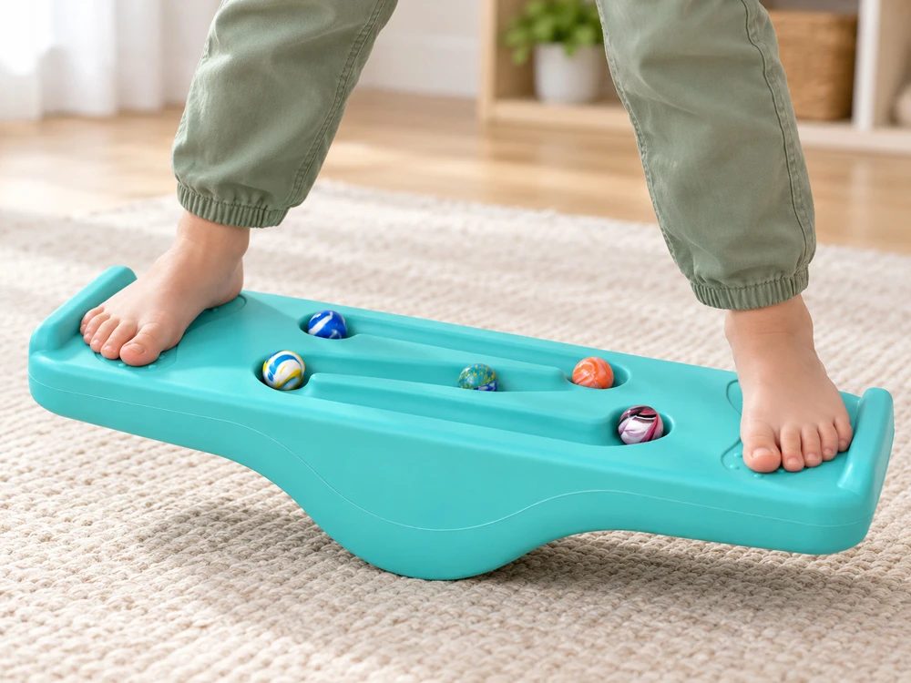 Jokomisiada Balancing board 2 in 1 LABYRINTH for children + balls SP0887