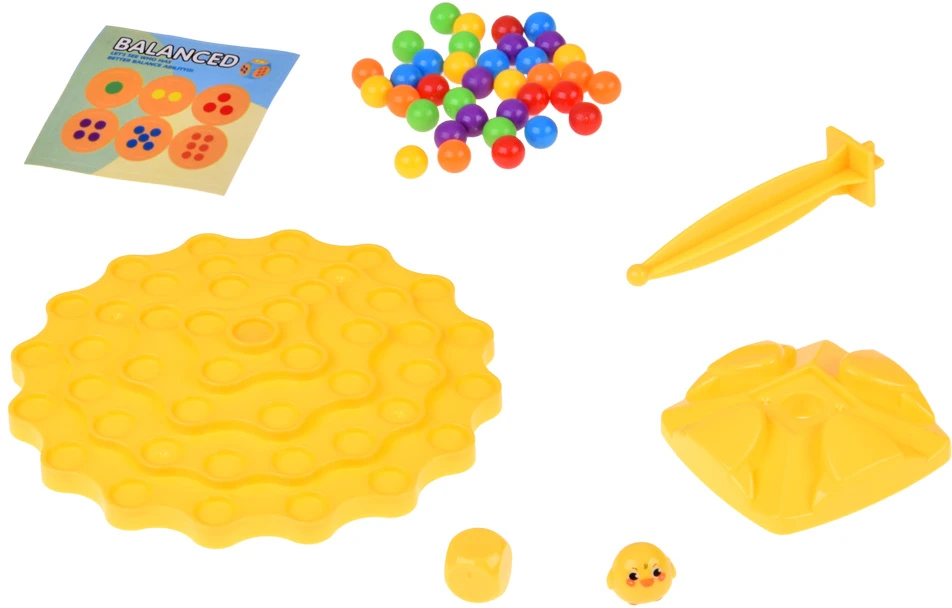 Jokomisiada Balancing Duck Skill Game with Colorful Balls for Children GR0861