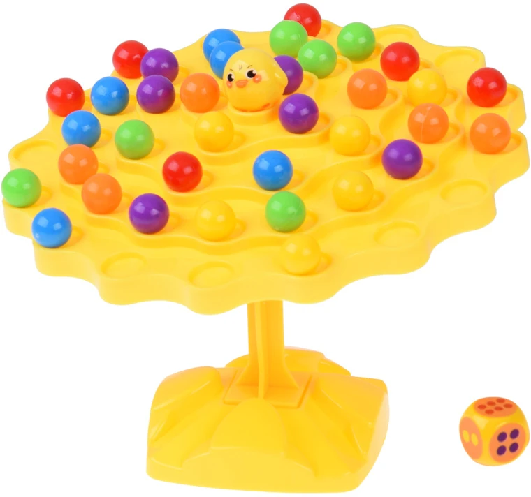 Jokomisiada Balancing Duck Skill Game with Colorful Balls for Children GR0861