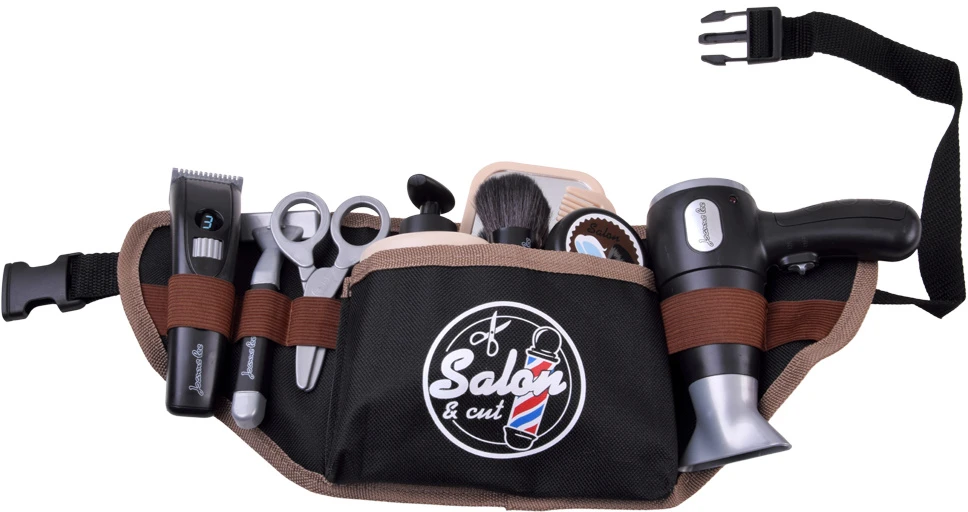 Jokomisiada BARBER hairdressing set for children - belt + accessories ZA6217