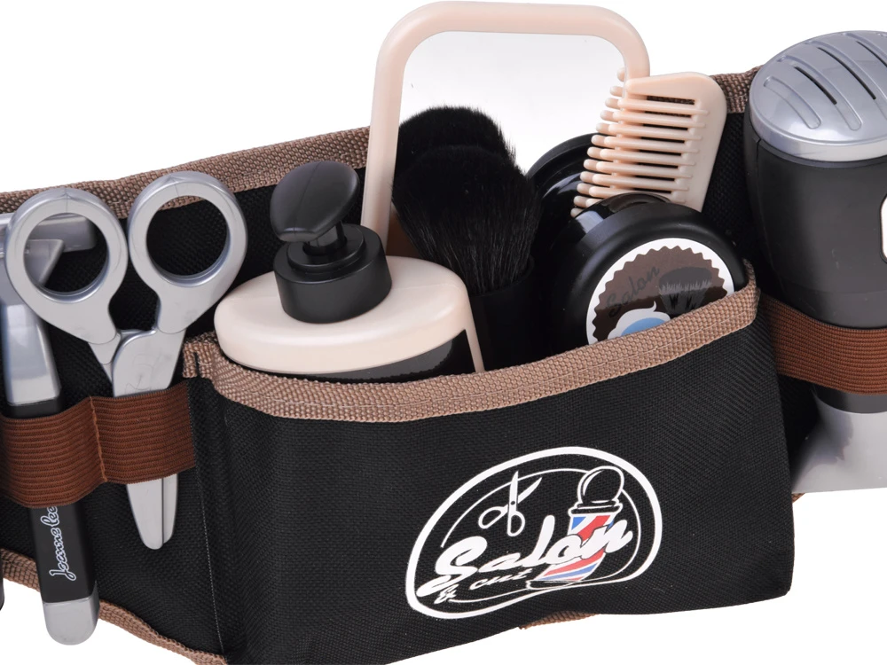 Jokomisiada BARBER hairdressing set for children - belt + accessories ZA6217