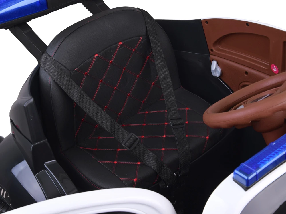 Jokomisiada Baterija-powered car for children, police car, Beetle, POLICE, rocking PA0350