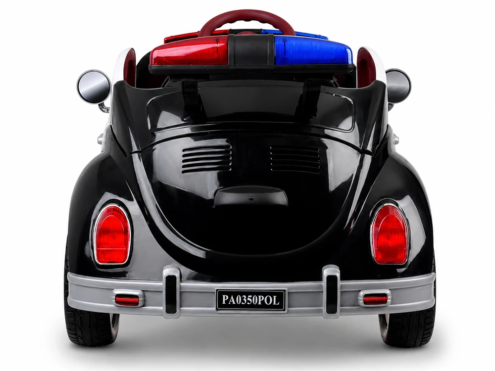 Jokomisiada Baterija-powered car for children, police car, Beetle, POLICE, rocking PA0350