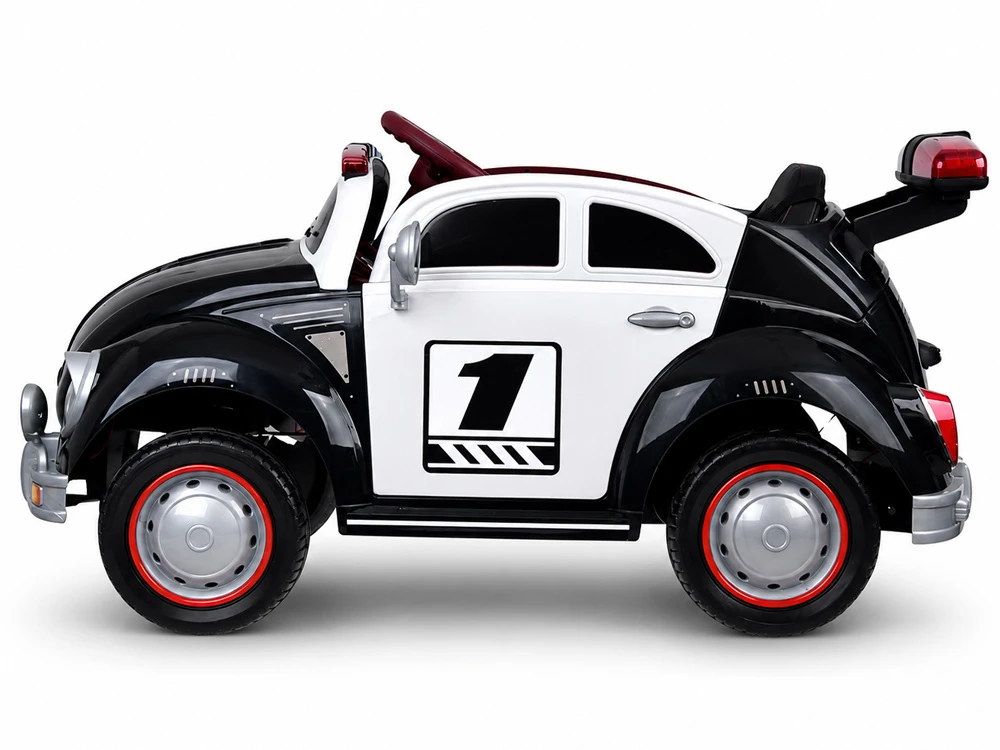 Jokomisiada Baterija-powered car for children, police car, Beetle, POLICE, rocking PA0350