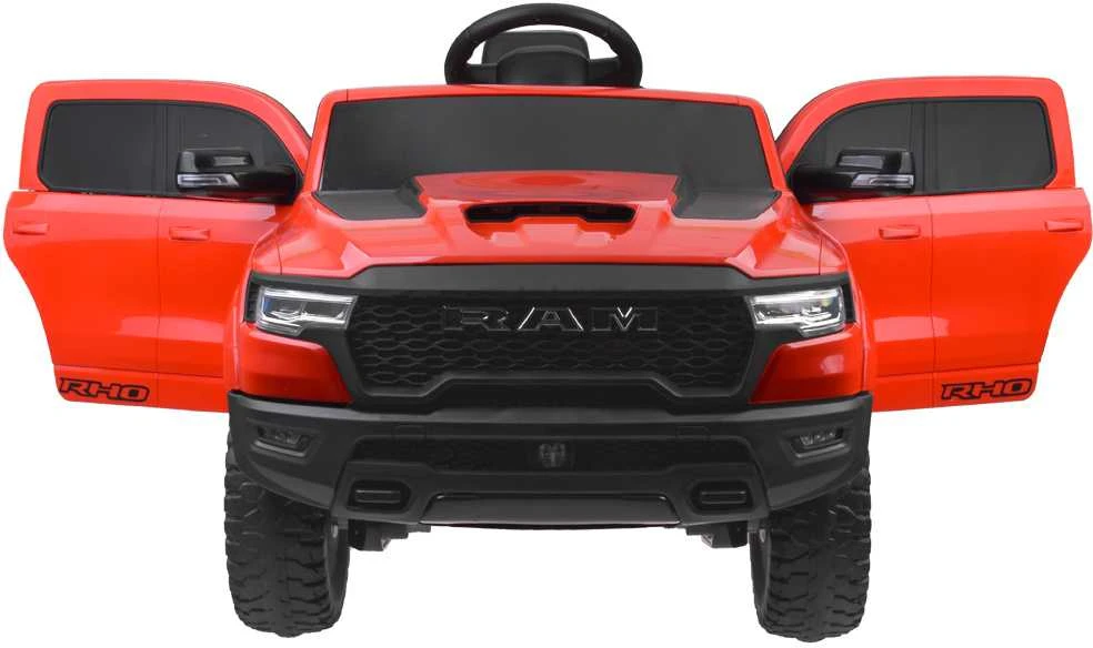 Jokomisiada Baterija-powered electric car RAM pickup for children 4x4 + remote control PA0322