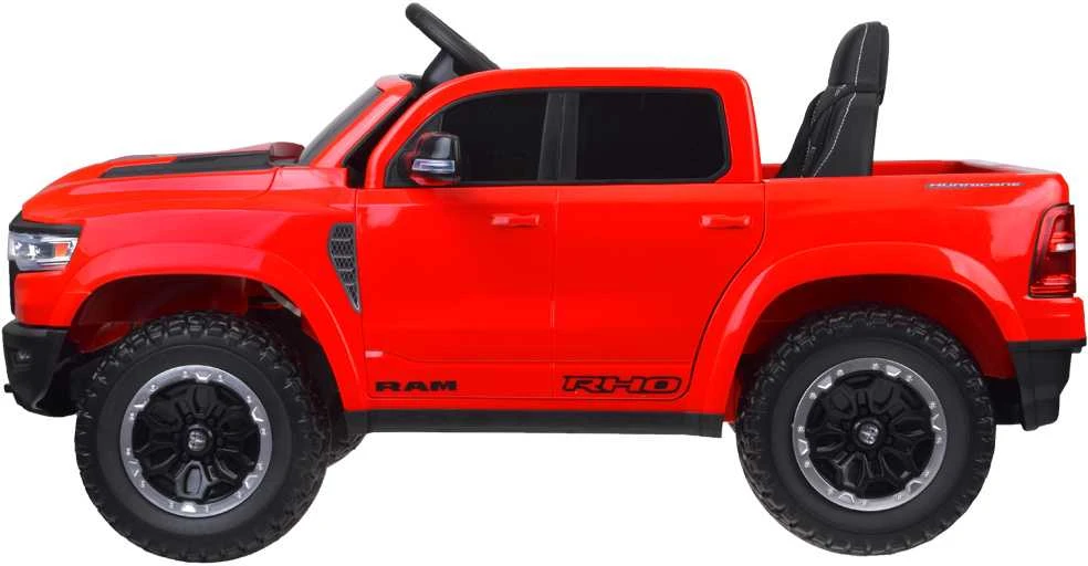 Jokomisiada Baterija-powered electric car RAM pickup for children 4x4 + remote control PA0322