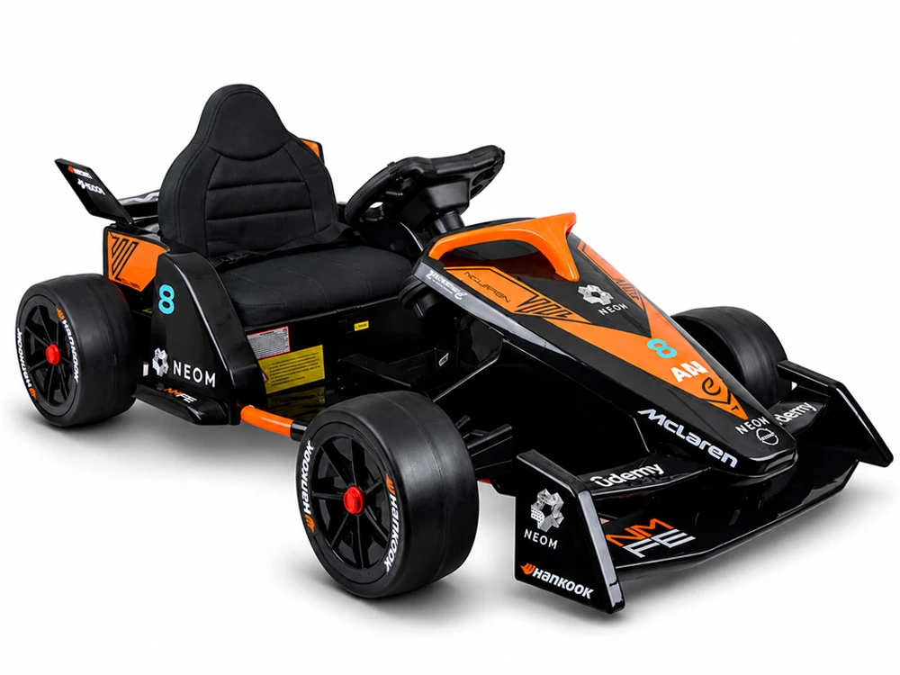 Jokomisiada Baterija-powered racing car for kids Formula E McLaren NEOM PA0346