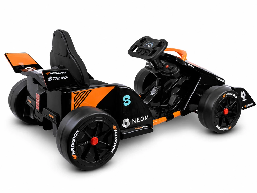 Jokomisiada Baterija-powered racing car for kids Formula E McLaren NEOM PA0346