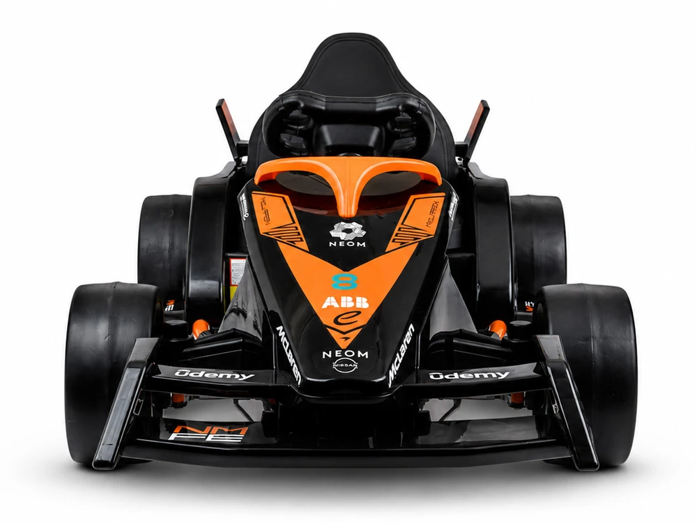 Jokomisiada Baterija-powered racing car for kids Formula E McLaren NEOM PA0346