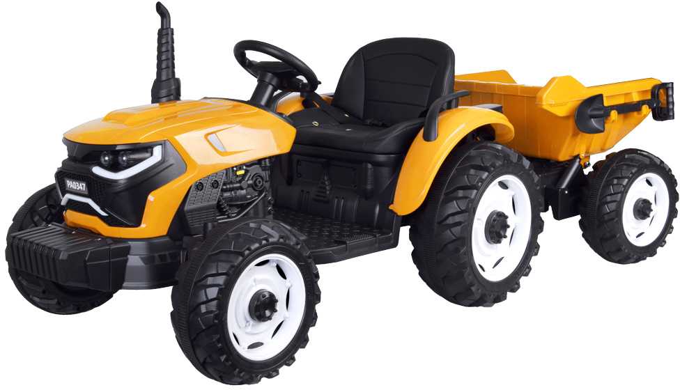 Jokomisiada Baterija-powered TRACTOR with trailer and movable tipper PA0347