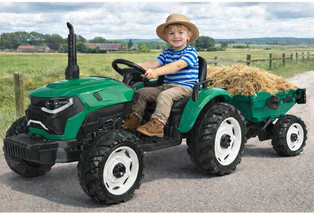 Jokomisiada Baterija-powered TRACTOR with trailer and movable tipper PA0347