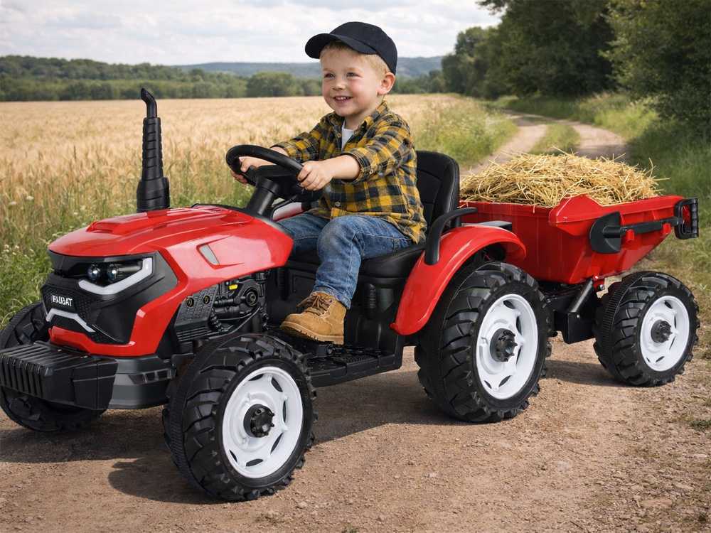 Jokomisiada Baterija-powered TRACTOR with trailer and movable tipper PA0347